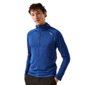 Olympian Blue - Side - Regatta Mens Yonder II Half Zip Fleece Top