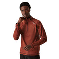 Red Ochre - Side - Regatta Mens Yonder II Half Zip Fleece Top