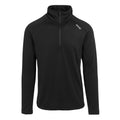 Black - Front - Regatta Mens Yonder II Half Zip Fleece Top