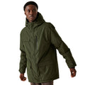 Dark Khaki - Side - Regatta Mens Penbreck II Waterproof Jacket