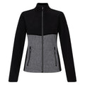 Black-Charcoal Grey Marl - Front - Dare 2B Womens-Ladies Thriving Fleece Jacket