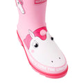 Pink - Pack Shot - Regatta Childrens-Kids Mudplay II Luna The Unicorn Wellington Boots