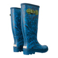 Blue - Back - Regatta Womens-Ladies Orla Welly Hi II Birdy Wellington Boots