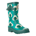 Emerald - Front - Regatta Womens-Ladies Orla Kiely Rain Cloud Mid Calf Wellington Boots