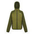 Nephrite Green-Black - Front - Regatta Mens Newhill Quilted Hybrid Jacket