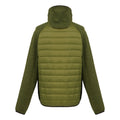 Nephrite Green-Black - Back - Regatta Mens Newhill Quilted Hybrid Jacket