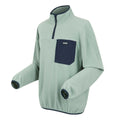 Glacier-Navy - Side - Regatta Mens Frankie Half Zip Fleece Top