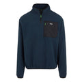 Navy - Front - Regatta Mens Frankie Half Zip Fleece Top