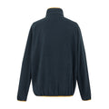 Navy-Mustard - Back - Regatta Mens Frankie Half Zip Fleece Top