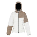 Blanc De Blanc-Warm Taupe - Front - Regatta Womens-Ladies Hillpack II Hooded Jacket