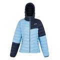 Clear Sky-Navy - Front - Regatta Womens-Ladies Hillpack II Hooded Jacket