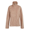 Warm Taupe - Front - Regatta Womens-Ladies Heidy Fluffy Full Zip Fleece Jacket