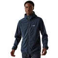 Navy-Green Flash - Side - Regatta Mens Tahill Full Zip Fleece Jacket