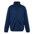 Navy - Front - Regatta Mens Branleigh Full Zip Fleece Jacket