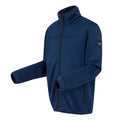 Navy - Side - Regatta Mens Branleigh Full Zip Fleece Jacket