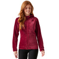 Rumba Red - Side - Regatta Womens-Ladies Endra Hooded Fleece Jacket