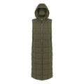 Dark Khaki - Front - Regatta Womens-Ladies Leandra Longline Gilet