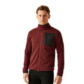 Red Ochre Marl - Side - Regatta Mens Kitom Full Zip Fleece Jacket