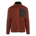 Red Ochre Marl - Front - Regatta Mens Kitom Full Zip Fleece Jacket