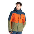 Moonlight Denim-Orange Rust - Front - Dare 2B Mens Edge II Ski Jacket