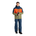 Moonlight Denim-Orange Rust - Side - Dare 2B Mens Edge II Ski Jacket