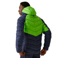 Green Flash-Navy - Lifestyle - Regatta Mens Dalent Hooded Insulated Jacket