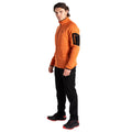 Orange Rust - Side - Dare 2B Mens Torrek Mountain Series Thermal Fleece Jacket