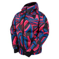 Hot Pink - Side - Dare 2B Womens-Ladies Showcase Patterned Baffled Ski Jacket