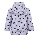 Lilac Frost - Back - Regatta Childrens-Kids Shyla The Leopard Waterproof Jacket