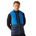 Olympian Blue-Navy - Side - Regatta Mens Leedre Hybrid Gilet