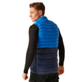 Olympian Blue-Navy - Lifestyle - Regatta Mens Leedre Hybrid Gilet