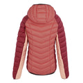 Rumba Red-Mineral Red - Back - Regatta Womens-Ladies Dalent Quilted Hooded Jacket