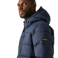 Navy - Side - Regatta Womens-Ladies Layska Padded Jacket