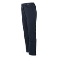 Navy - Side - Regatta Childrens-Kids Softshell Hiking Trousers