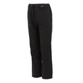 Black - Side - Regatta Childrens-Kids Softshell Hiking Trousers