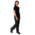 Black - Lifestyle - Regatta Childrens-Kids Softshell Hiking Trousers