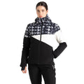 Black - Lifestyle - Dare 2B Womens-Ladies Ice III Dogtooth Ski Jacket