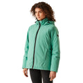 Dusty Green-Rainforest-Green - Side - Regatta Womens-Ladies Reeah Insulated Jacket