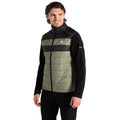 Olivine Green-Black - Lifestyle - Dare 2B Mens Touring II Colour Block Gilet