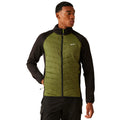 Nephrite Green-Black - Close up - Regatta Mens Sacramento X 3 in 1 Jacket