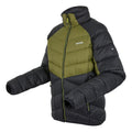 Nephrite Green-Black - Side - Regatta Mens Dalent Padded Jacket