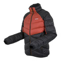 Red Ochre-Black - Side - Regatta Mens Dalent Padded Jacket