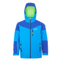 Hydro Blue-Olympian Blue - Front - Regatta Boys Trekktain 3 in 1 Jacket