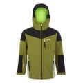 Nephrite Green-Black - Front - Regatta Boys Trekktain 3 in 1 Jacket