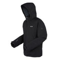 Black - Side - Regatta Mens Frelton Waterproof Insulated Jacket