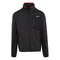 Black-Black Marl - Front - Regatta Mens Baslinn Marl Full Zip Fleece Jacket