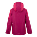 Berry Pink-Pink Potion - Back - Regatta Childrens-Kids Hurdle V Waterproof Jacket