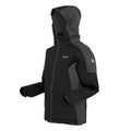 Black-Seal Grey - Side - Regatta Childrens-Kids Hurdle V Waterproof Jacket