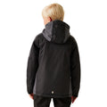 Black-Seal Grey - Pack Shot - Regatta Childrens-Kids Hurdle V Waterproof Jacket