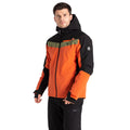 Orange Rust-Black - Lifestyle - Dare 2B Mens Eagle II Ski Jacket